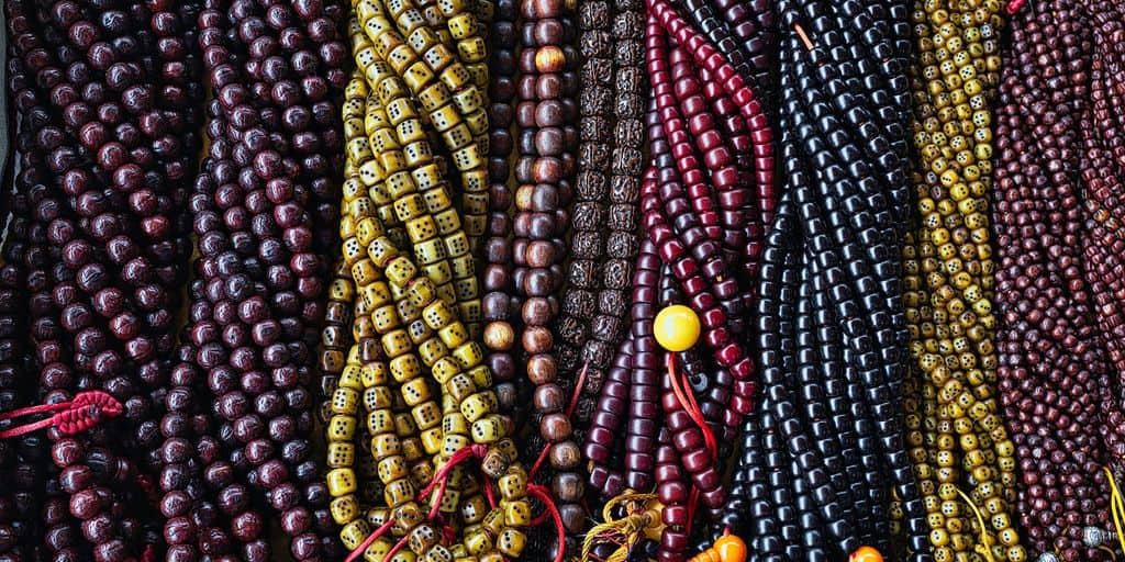 assorted-color beaded necklace lot