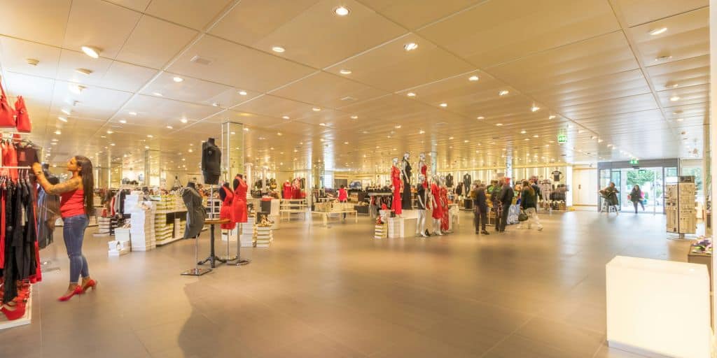 people inside department store